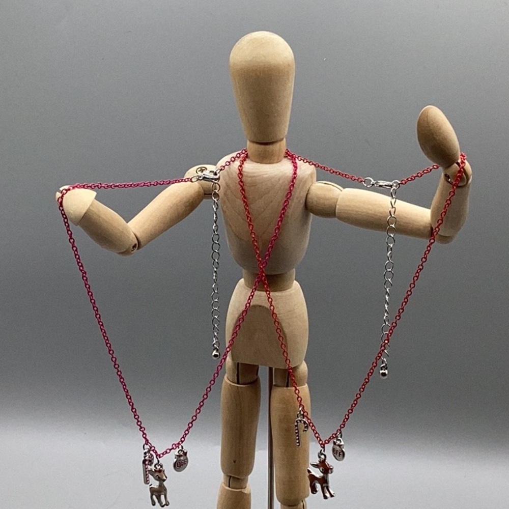 Rudolph and Clarice BFF Necklaces